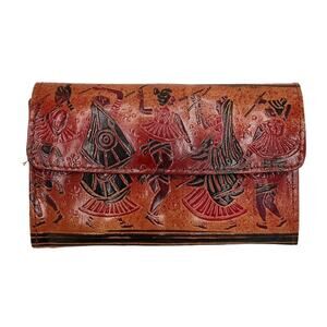 Thin Wallet Folk Art Tribal Dancers of India